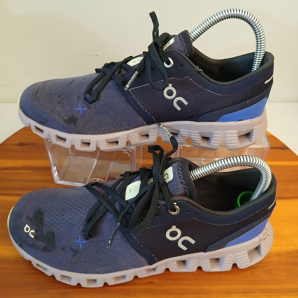 On Cloud X3 Womens 7.5 Blue Running Shoes Sneakers 60.98689
